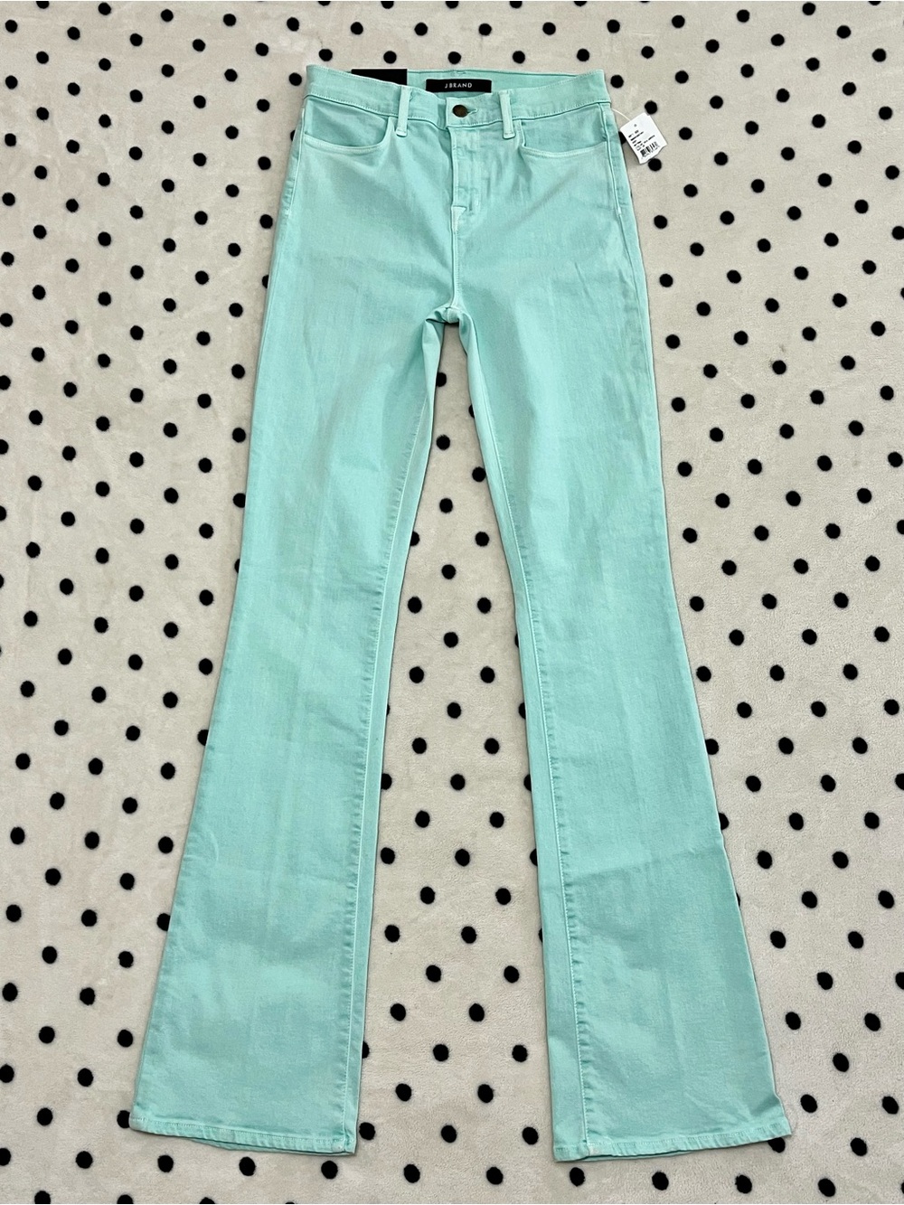 NWT J Brand High Rise Mint Green Photo Ready Jeans Size 29